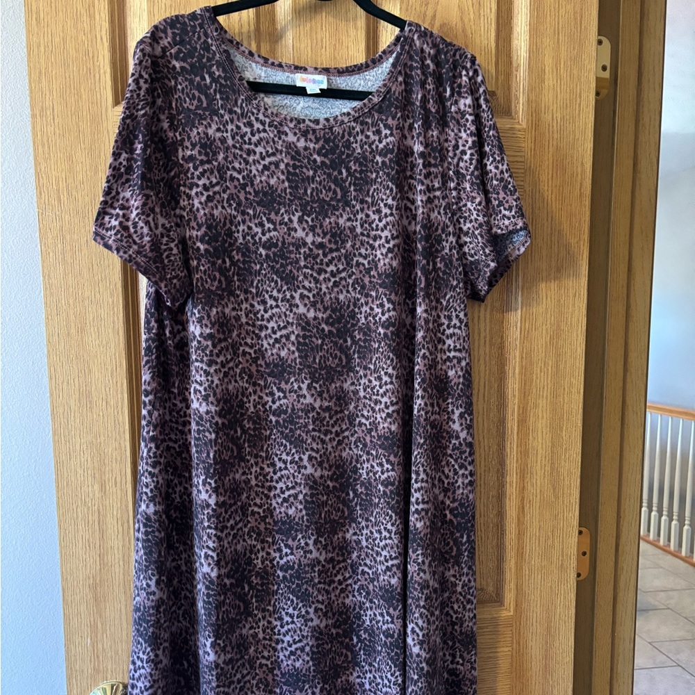 LuLaRoe Carly 2X High Low Swing Dress